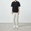 Momecke Sorona Cool Bead Ground short-sleeved polo shirt for men 2024 Summer, simple embroidered men's T-shirt 71316 Application Scenario